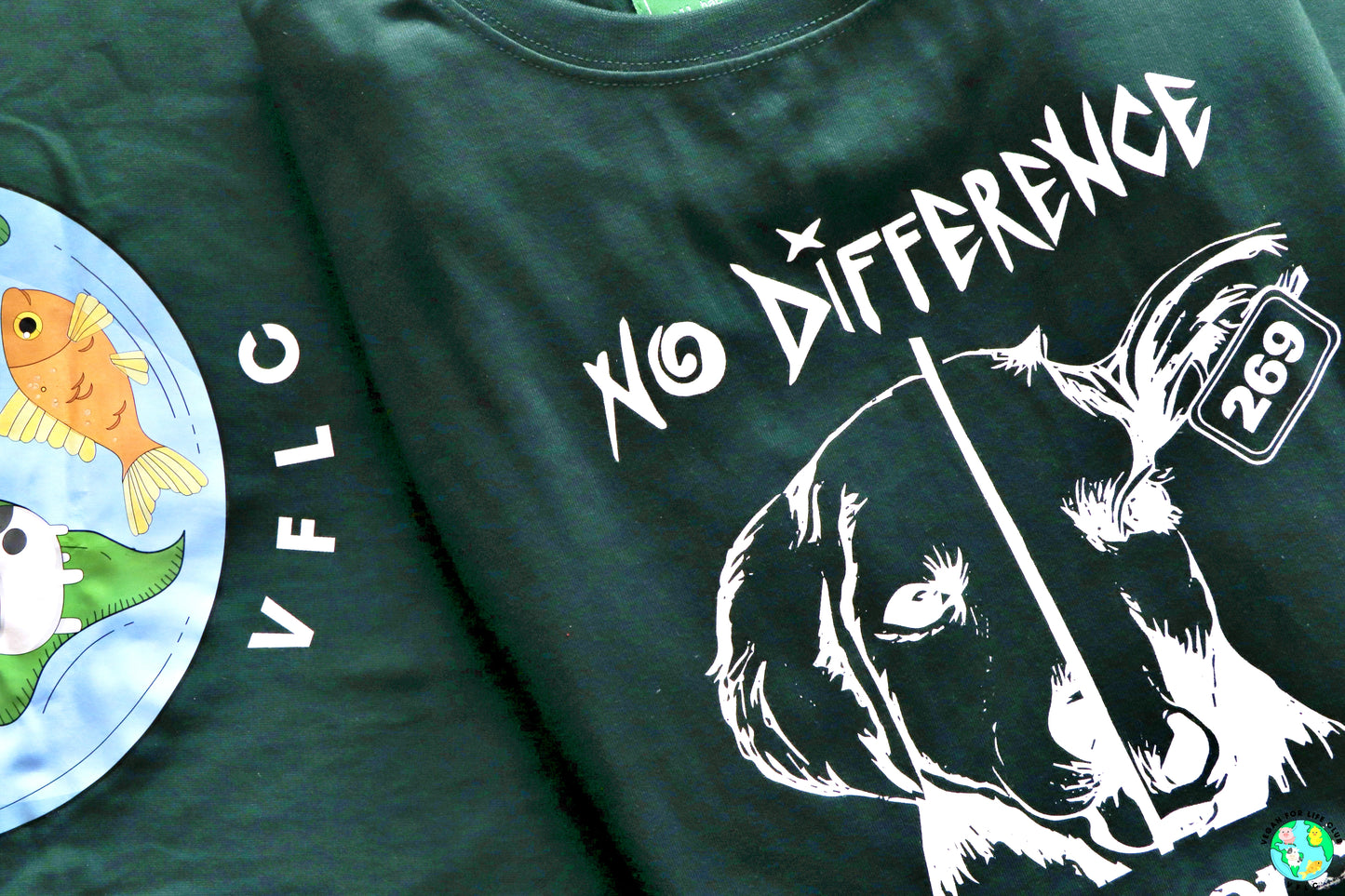 NO DIFFERENCE CHANGE PERCEPTION Tee! - VEGAN FOR LIFE CLUB